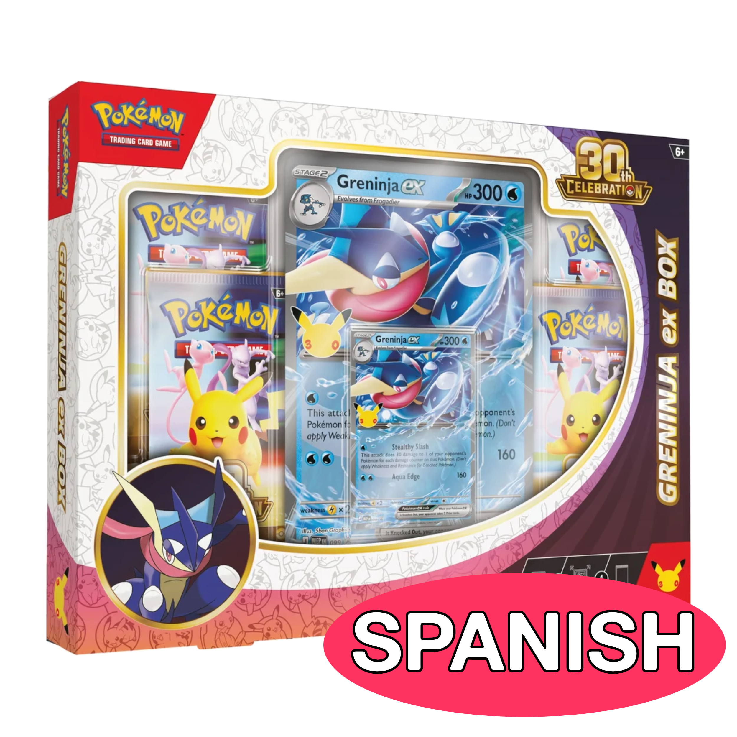 30th Anniversary Celebration Greninja EX Box SPANISH (PREORDER)