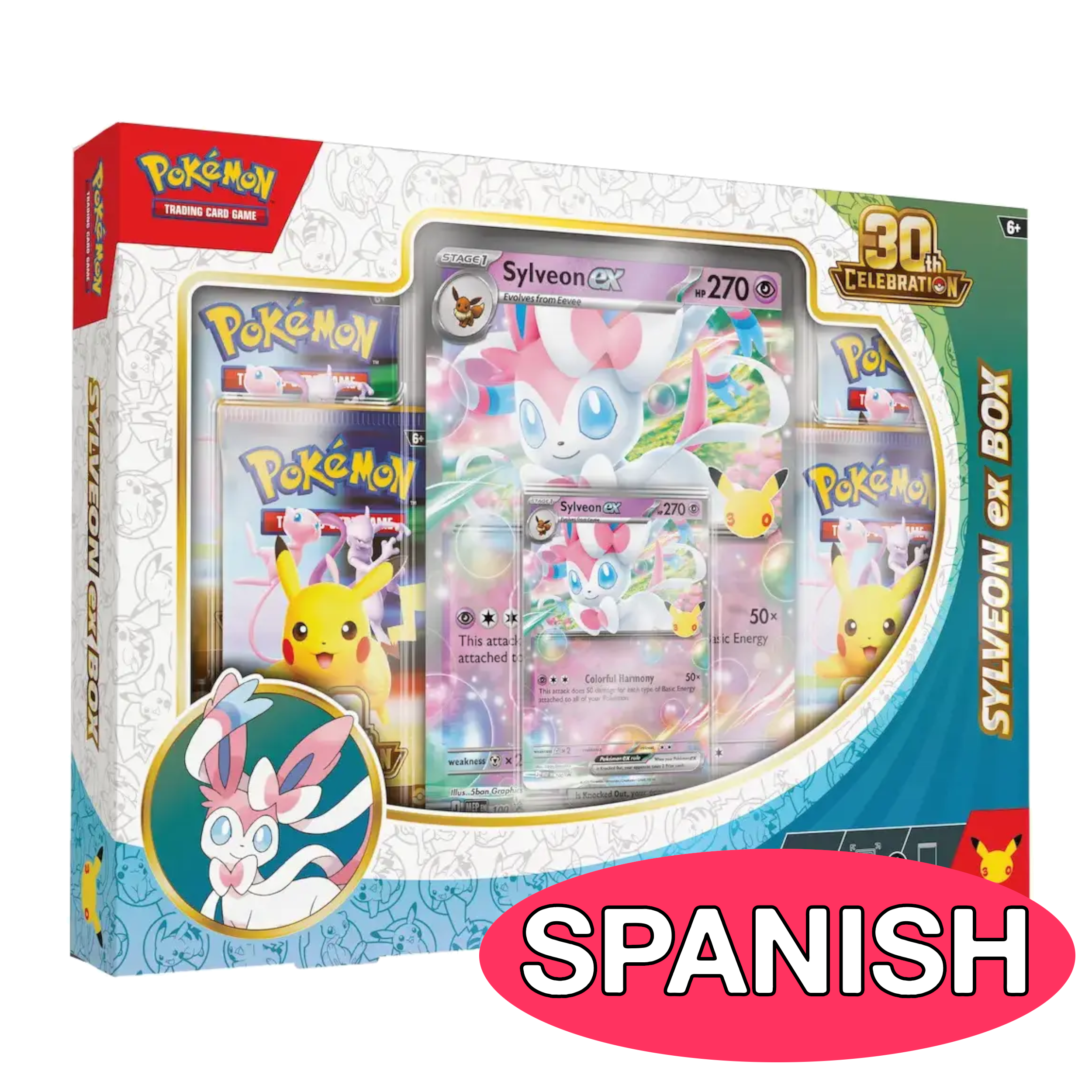 30th Anniversary Celebration Sylveon EX Box SPANISH (PREORDER)