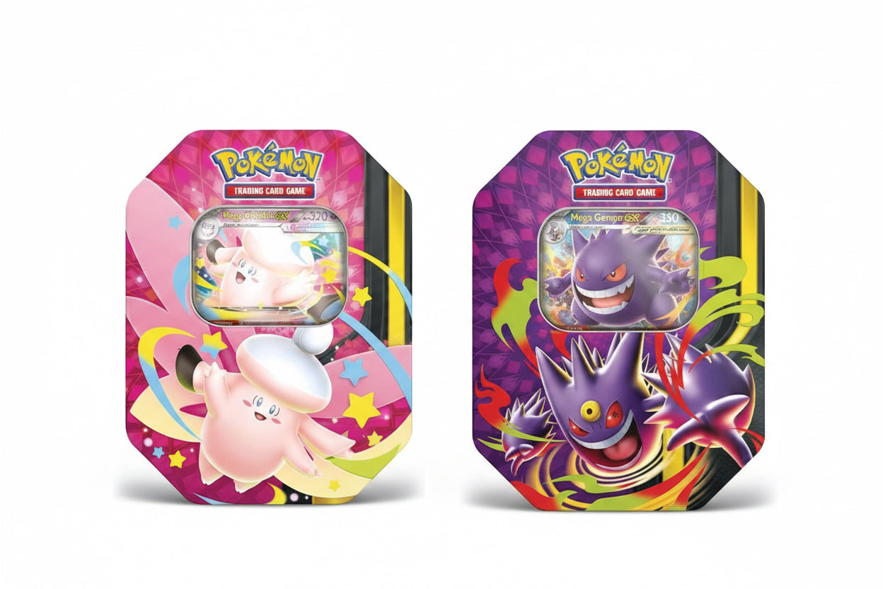 Mega Moonlit Tin Mega Gengar & Mega Clefable