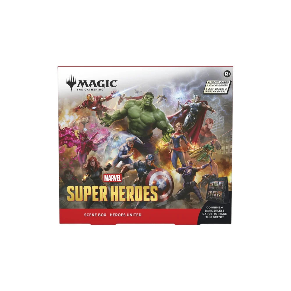Magic The Gathering: Marvel Super Heroes - Scene Box - Heroes Unite