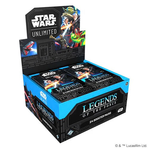 Star Wars Unlimited - Legends of the Force - Booster Display
