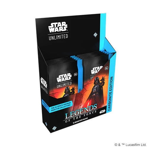 Star Wars Unlimited - Legends of the Force - CARBONITE EDITION: Booster Display