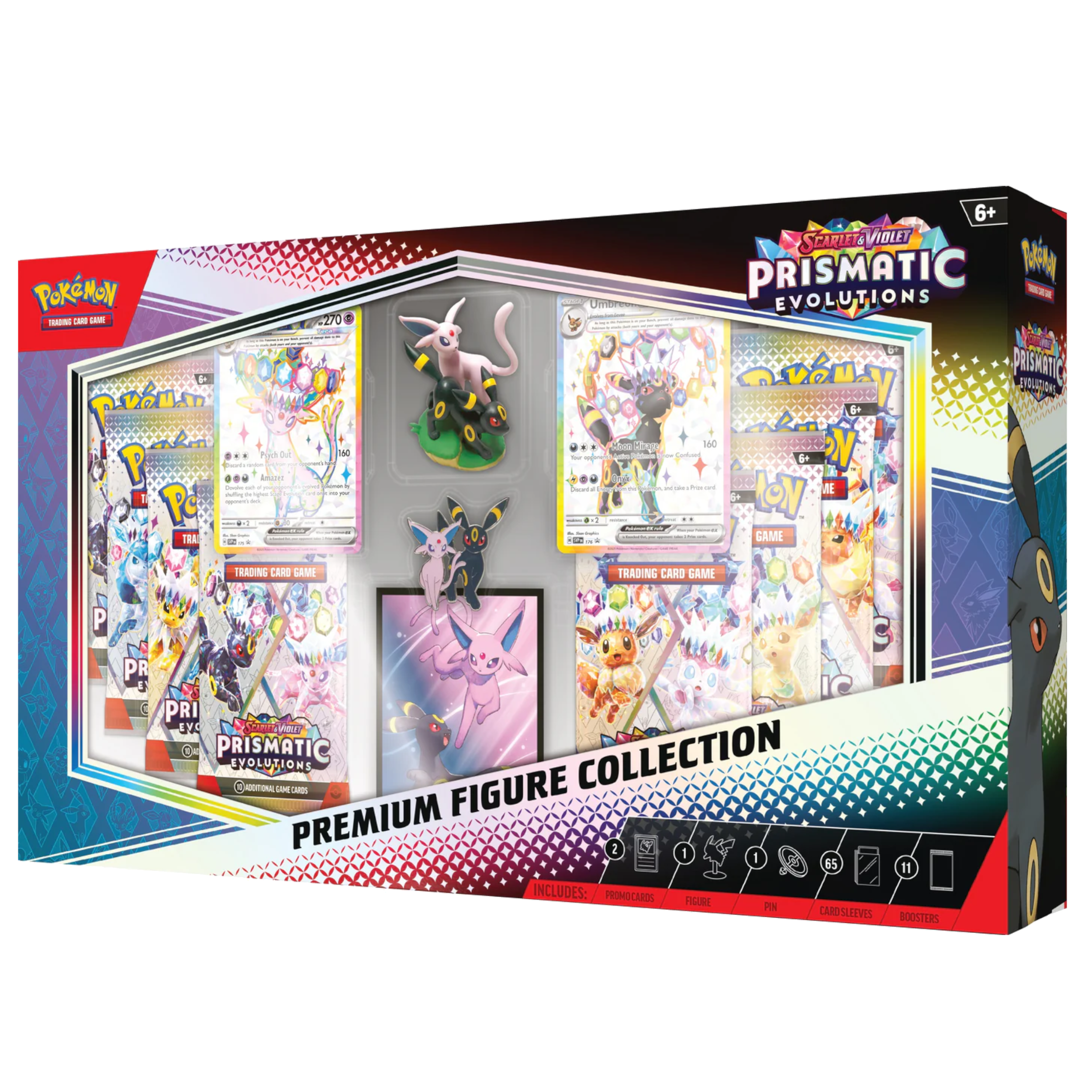 Prismatic Evolution Premium Figure Collection *right top corner detail