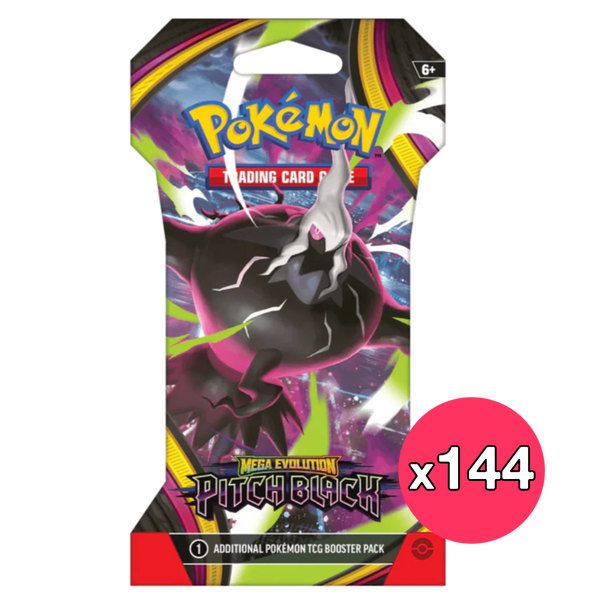 Pitch Black Sleeved Booster Pack Sealed Case (PREORDER)