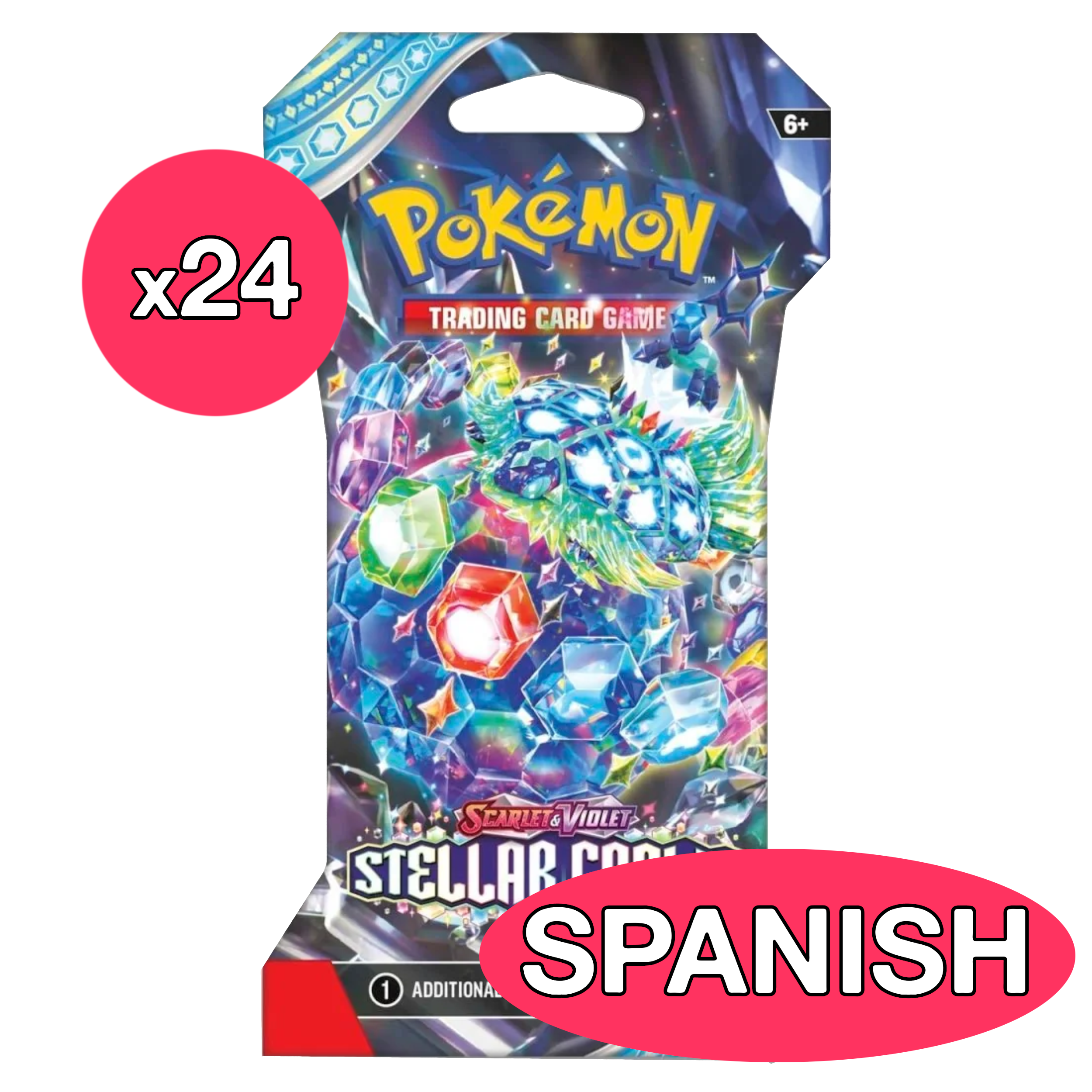 Stellar Crown Sleeve Booster 24 Count SPANISH