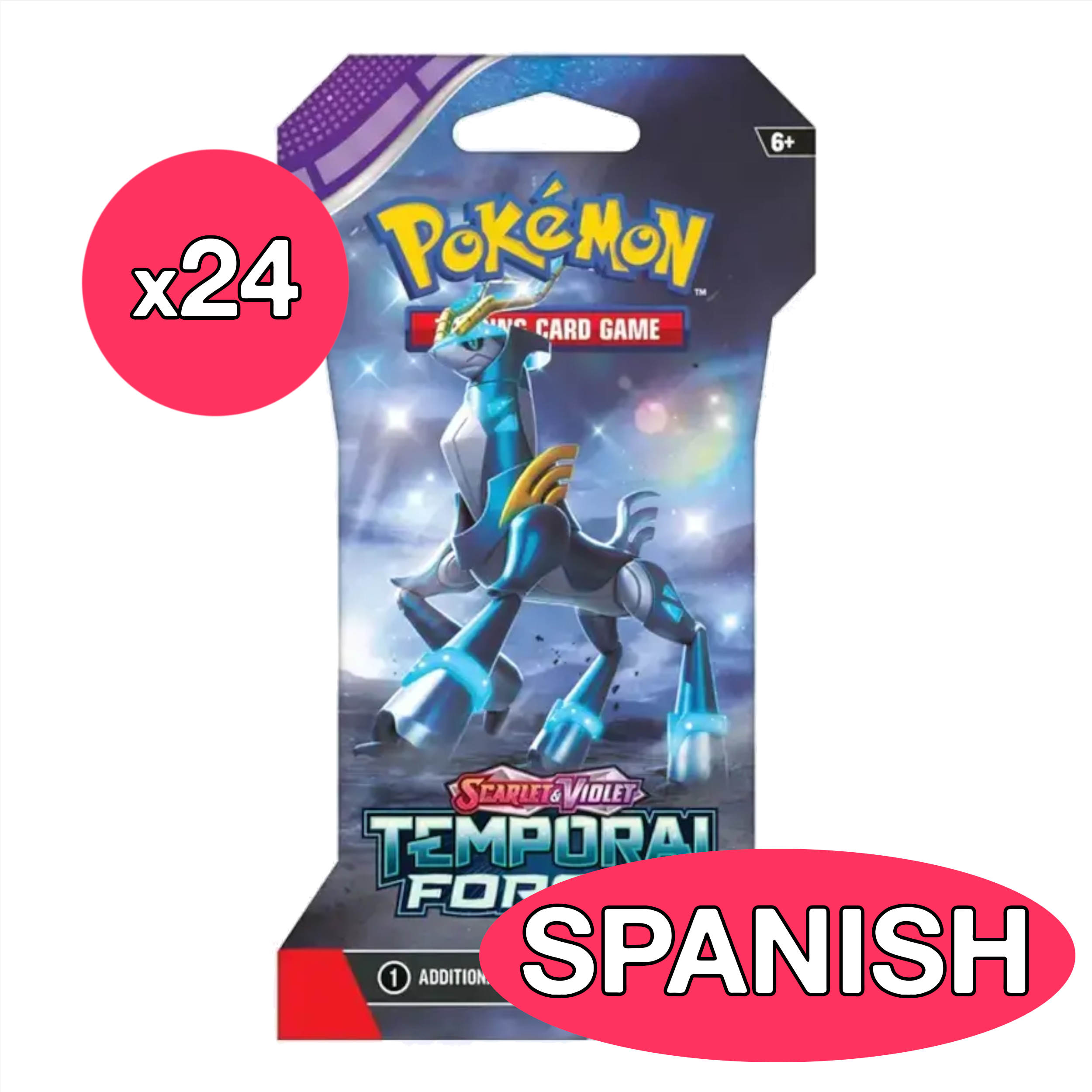 Temporal Forces Sleeved Booster 24 Count ESPAÑOL