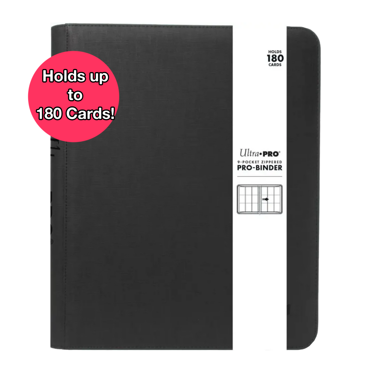 Ultra Pro: 9pkt Zip Binder Pro Premium Black
