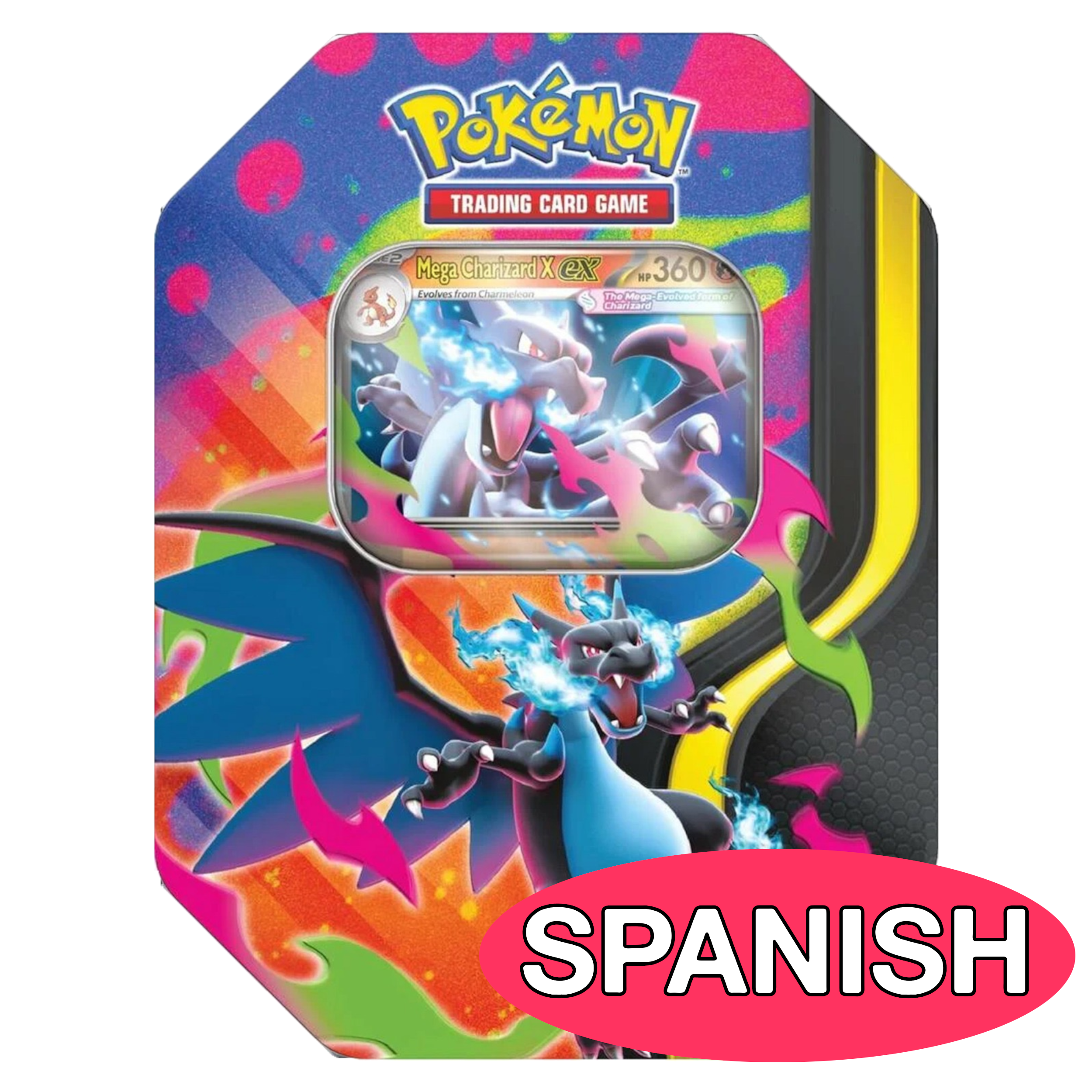Mega Charizard X Tin Spanish