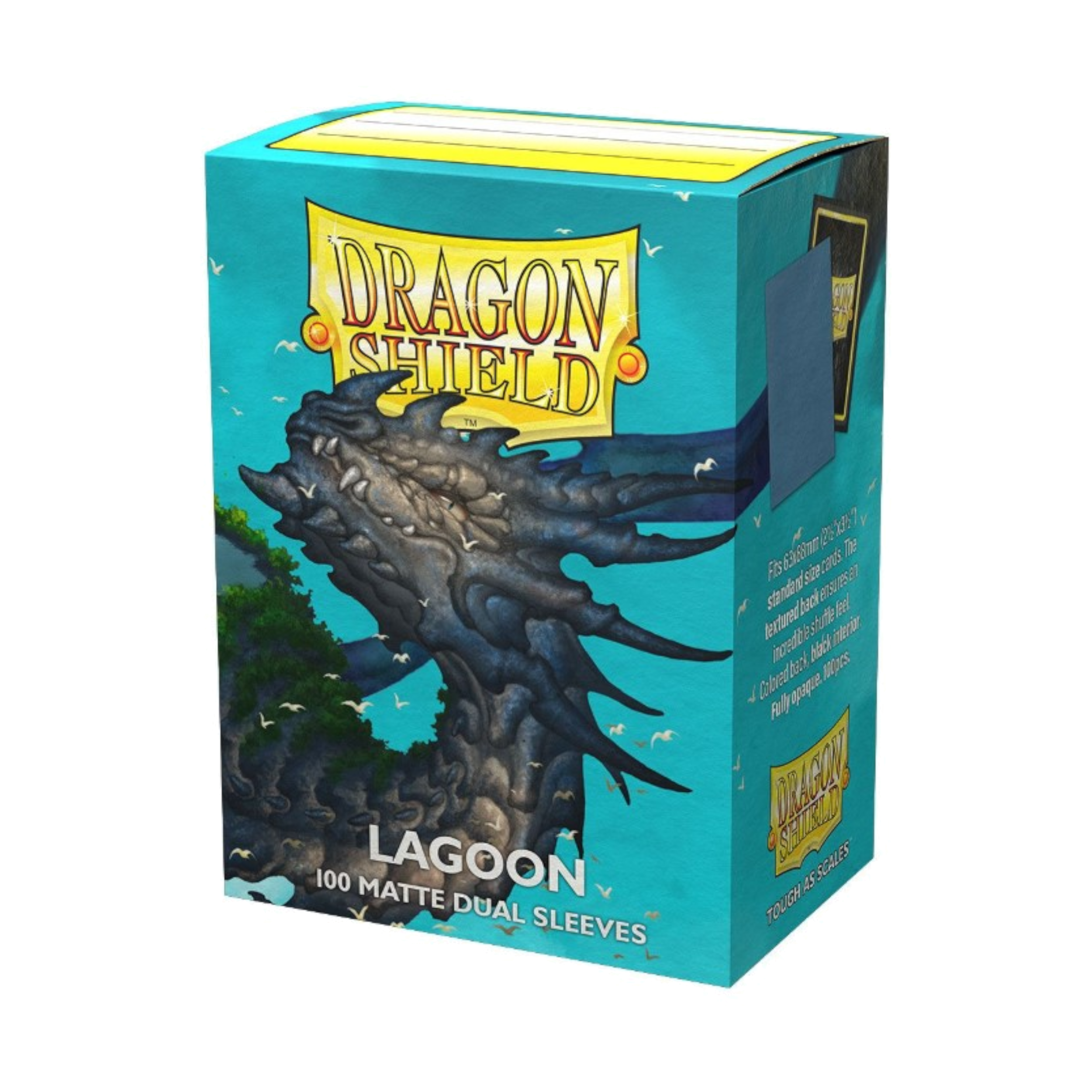 DRAGON SHIELD 100CT BOX DUAL MATTE LAGOON