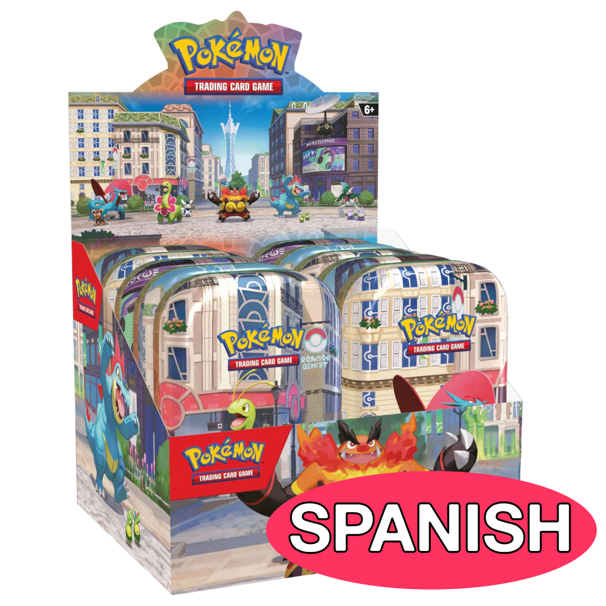 Lumiose City Mini Tin Display Spanish