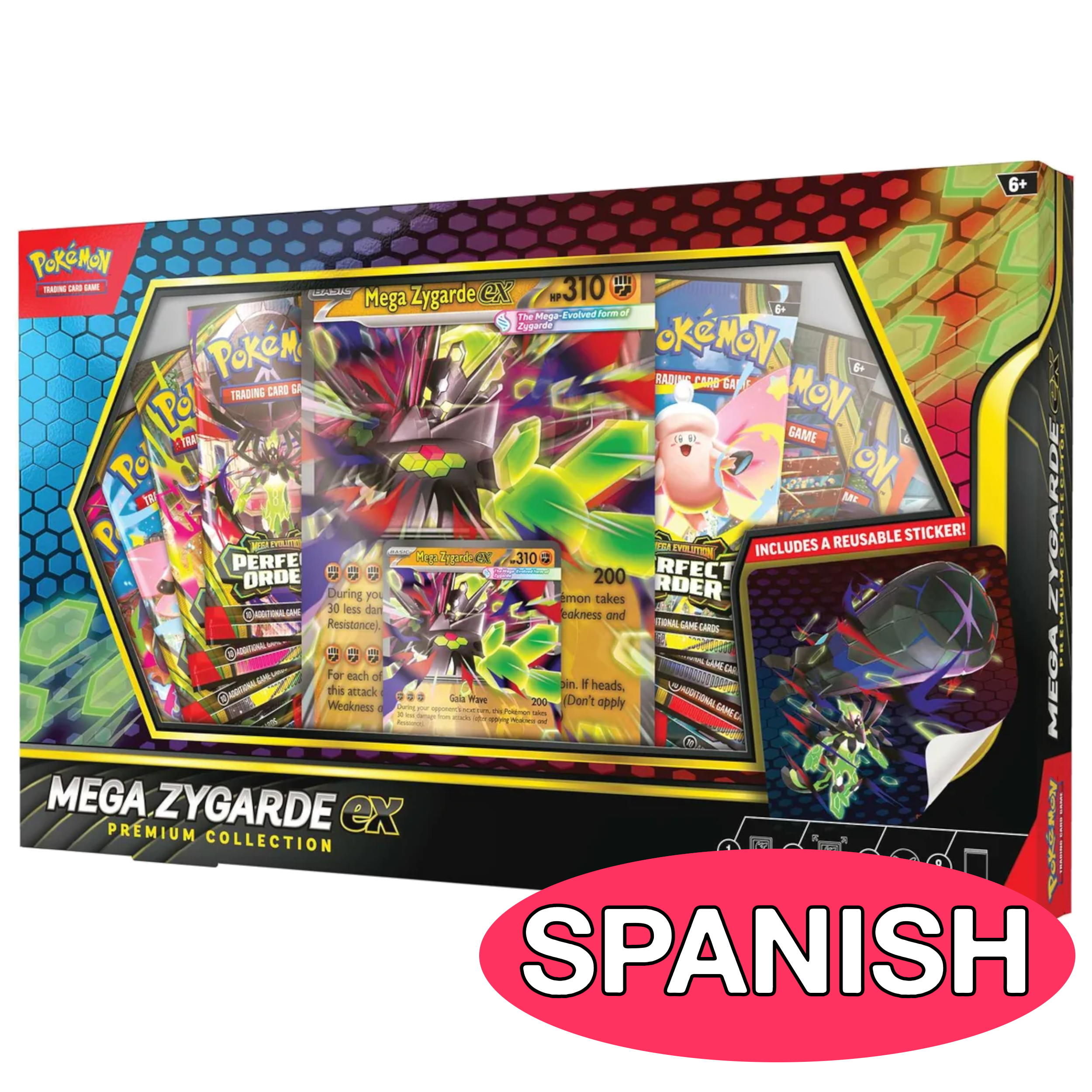 Mega Zygarde Ex Premium Collection SPANISH