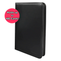 Ultra Pro Vivid 12-Pocket Zippered Color Black PRO-Binder
