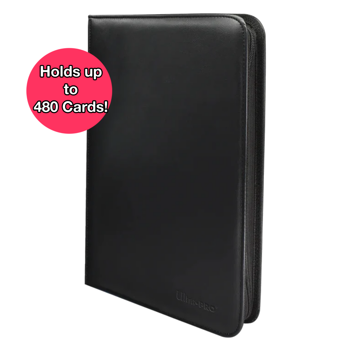 Ultra Pro Vivid 12-Pocket Zippered Color Black PRO-Binder
