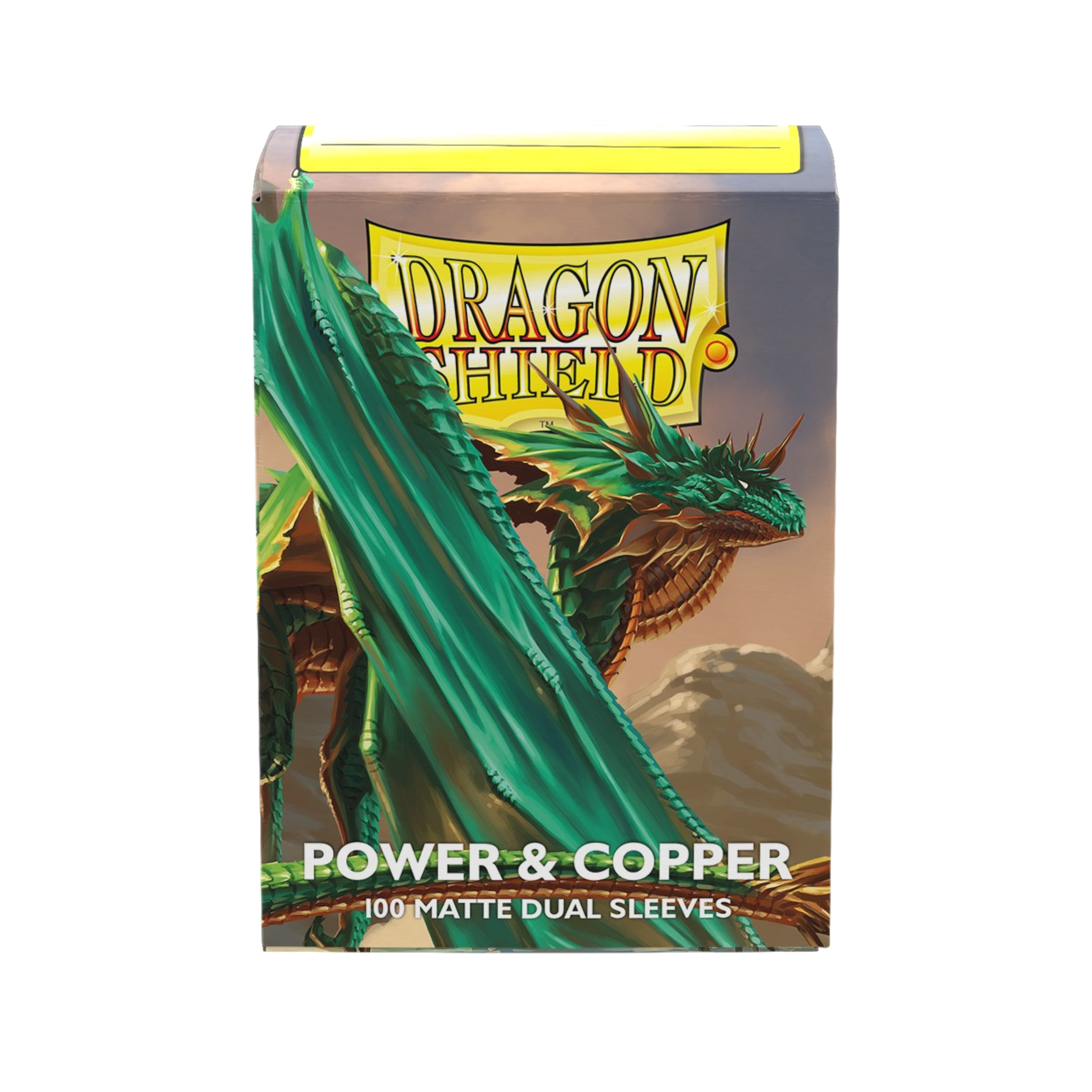 DRAGON SHIELD 100CT BOX DUAL MATTE POWER & COPPER