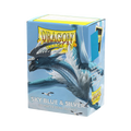 DRAGON SHIELD 100CT BOX DUAL MAT SKY BLUE & SILVER