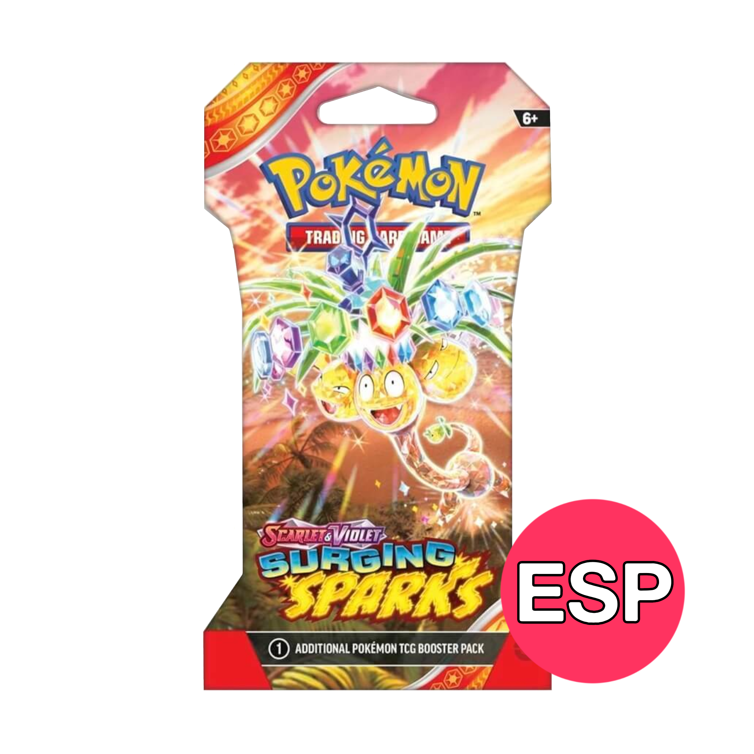 Sleeved Booster Surging Sparks SPANISH