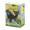 DRAGON SHIELD 100CT BOX DUAL MATTE YELLOW & SILVER